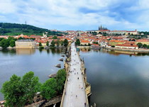 Charles Bridge from above