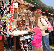 Christmas Market stall at the Old Town Square