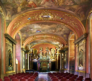 Mirror Chapel at the Klementinum in the Old Town of Prague