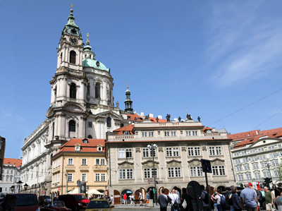 St. Nicholas Church at Lesser Town Square3